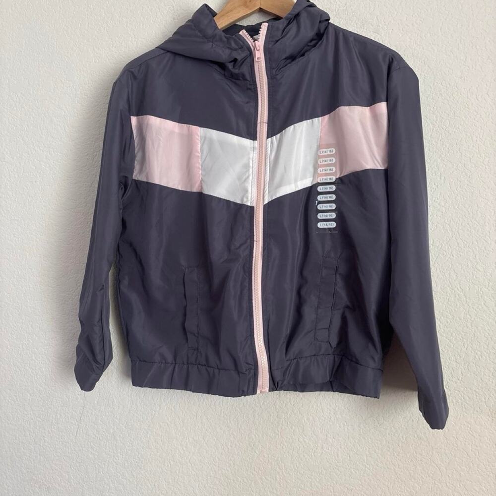 Justify girls grey white 14/16 large